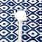 Blue Ikat Outdoor Table Runner With Zipper 14" x 108"